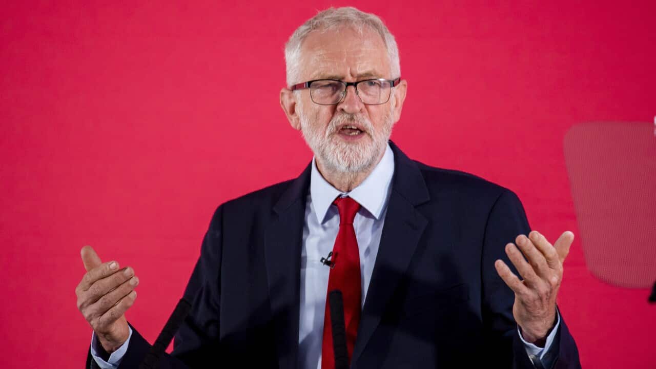 Then Leader of the Labour Party, Jeremy Corbyn, makes a keynote speech in September 2019.