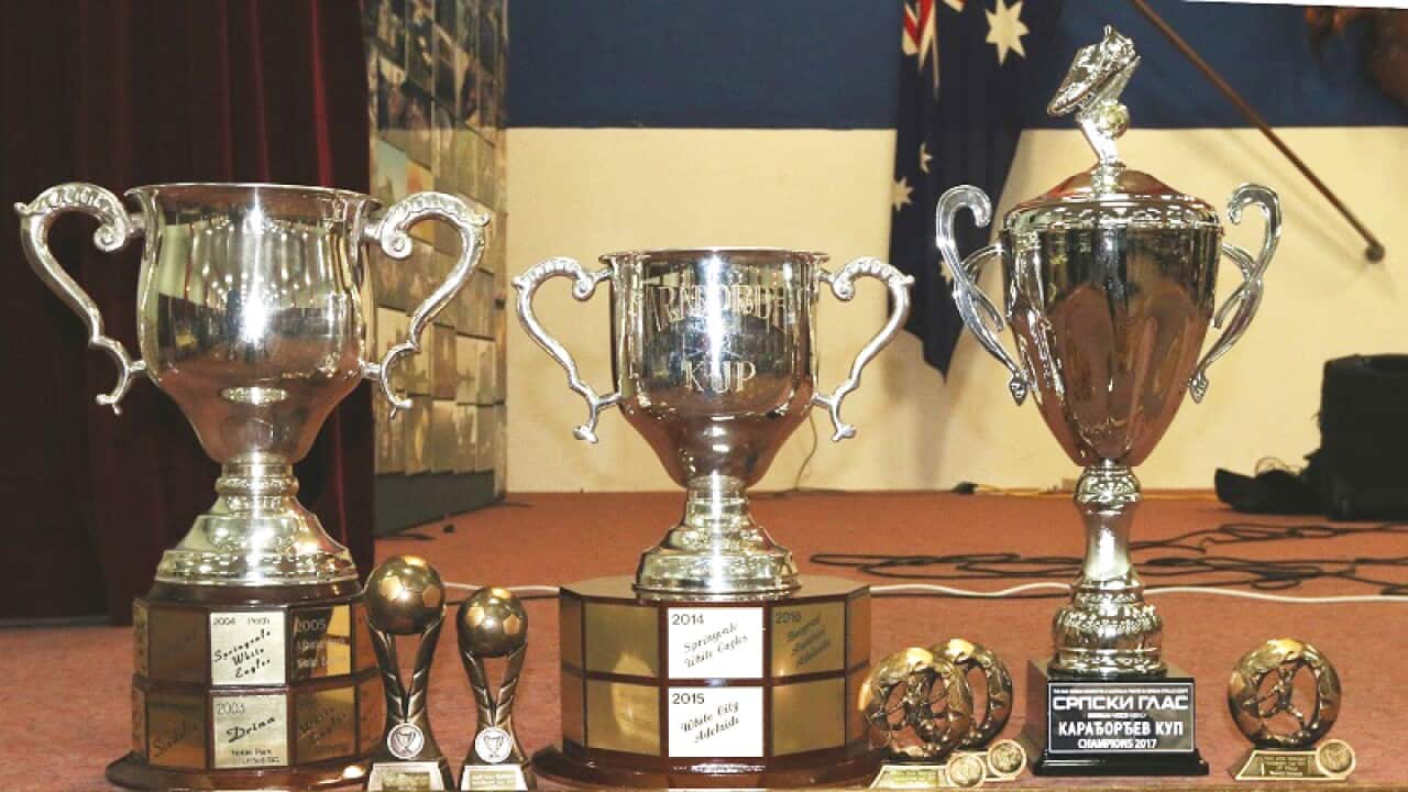 Karadjordje Cup trophies