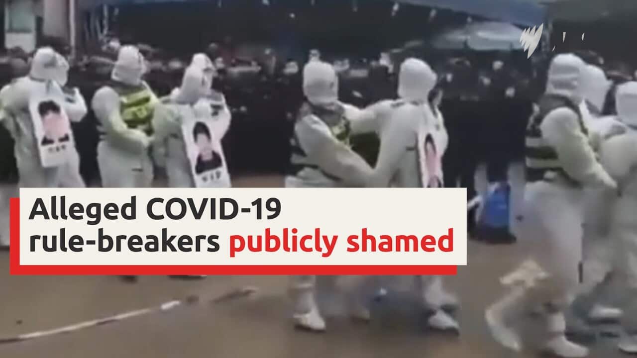 Alleged COVID-19 rulebreakers and people smugglers in China publicly shamed