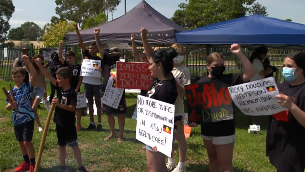 Protest for Ricky (Dougie) Hampson Jr