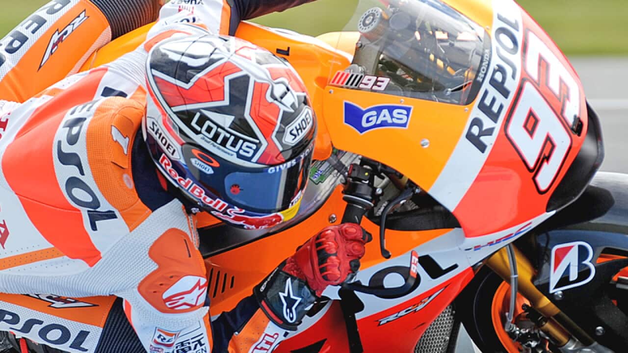 Spanish rider Marc Marquez