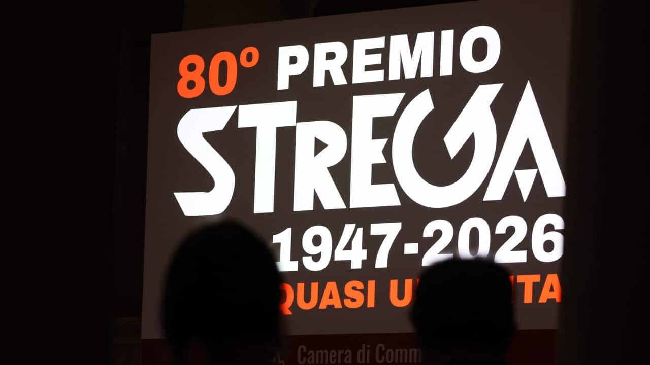 La conferenza della presentazione dei finalisti del {remio Strega 2026.