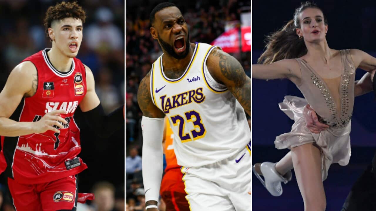 LaMelo Ball LeBron James Gabriella Papadakis