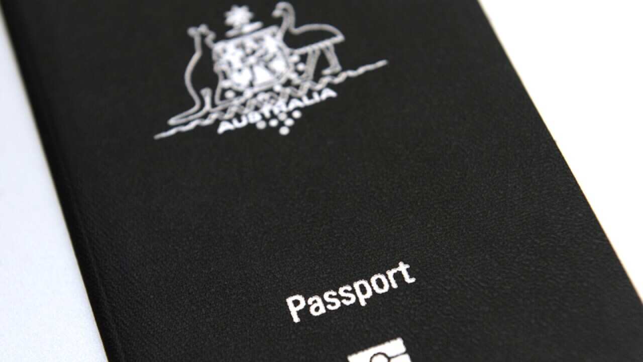 An Australian passport