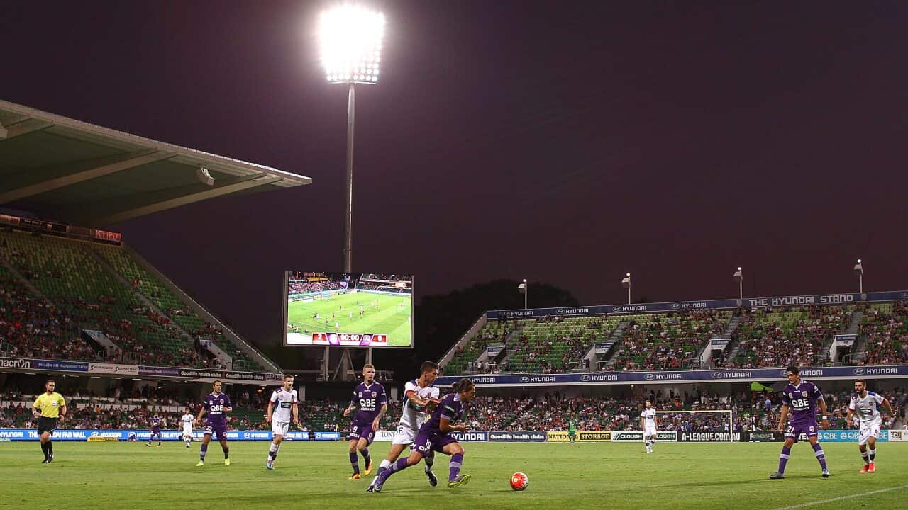 A-League Rd 22 - Perth v Newcastle
