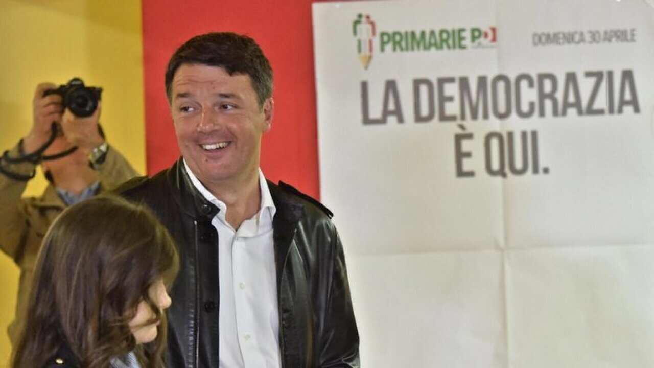 Former Italian premier Matteo Renzi