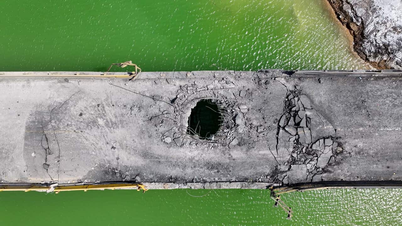 Damaged Bridge After US Strikes - Bandar Abbas