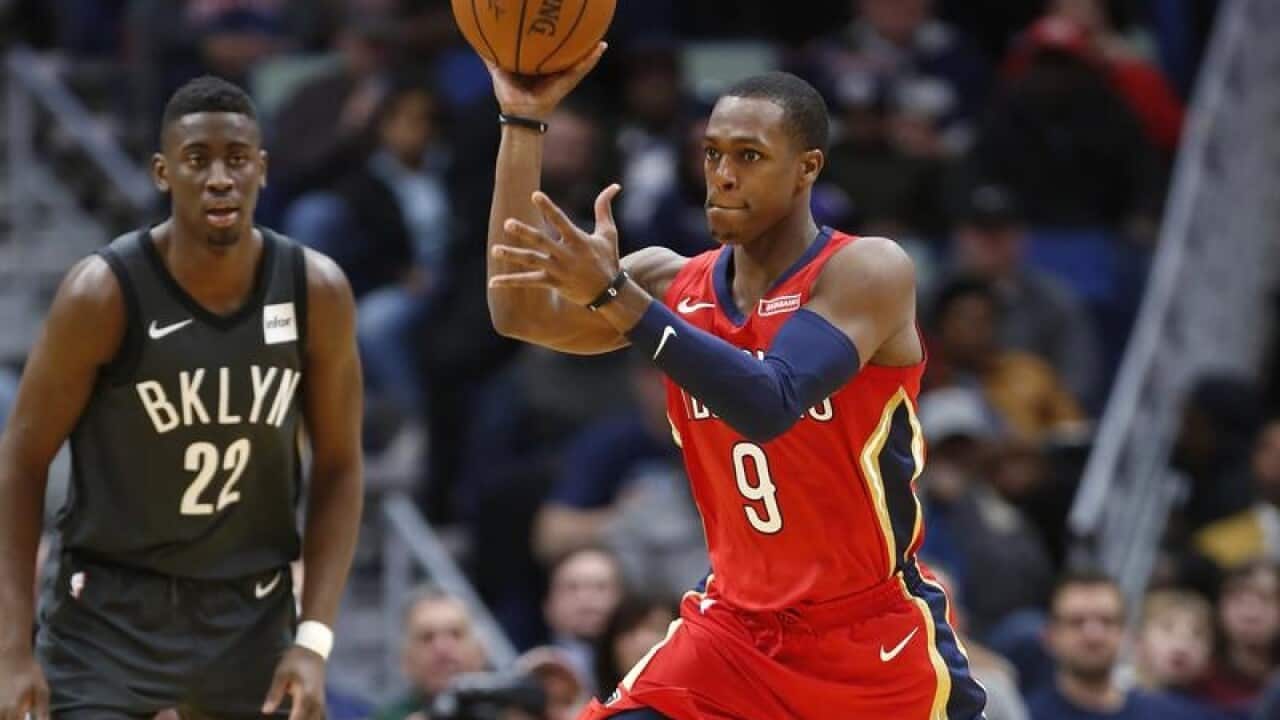 New Orleans Pelicans guard Rajon Rondo