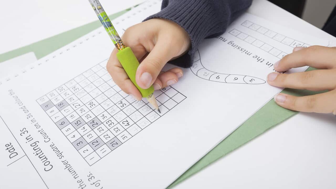 A student writes on a worksheet (AAP).jpg