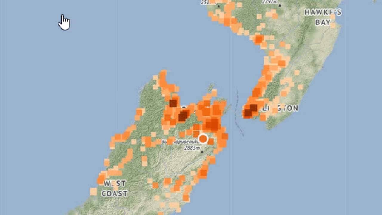 新西蘭今日下午發生5.6級強烈地震。