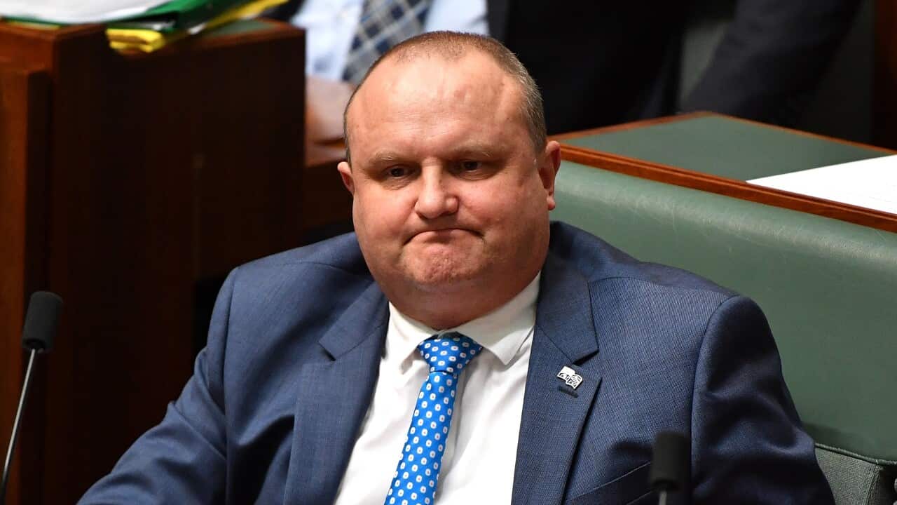 Assistant Minister for Customs Jason Wood during Question Time on Wednesday.