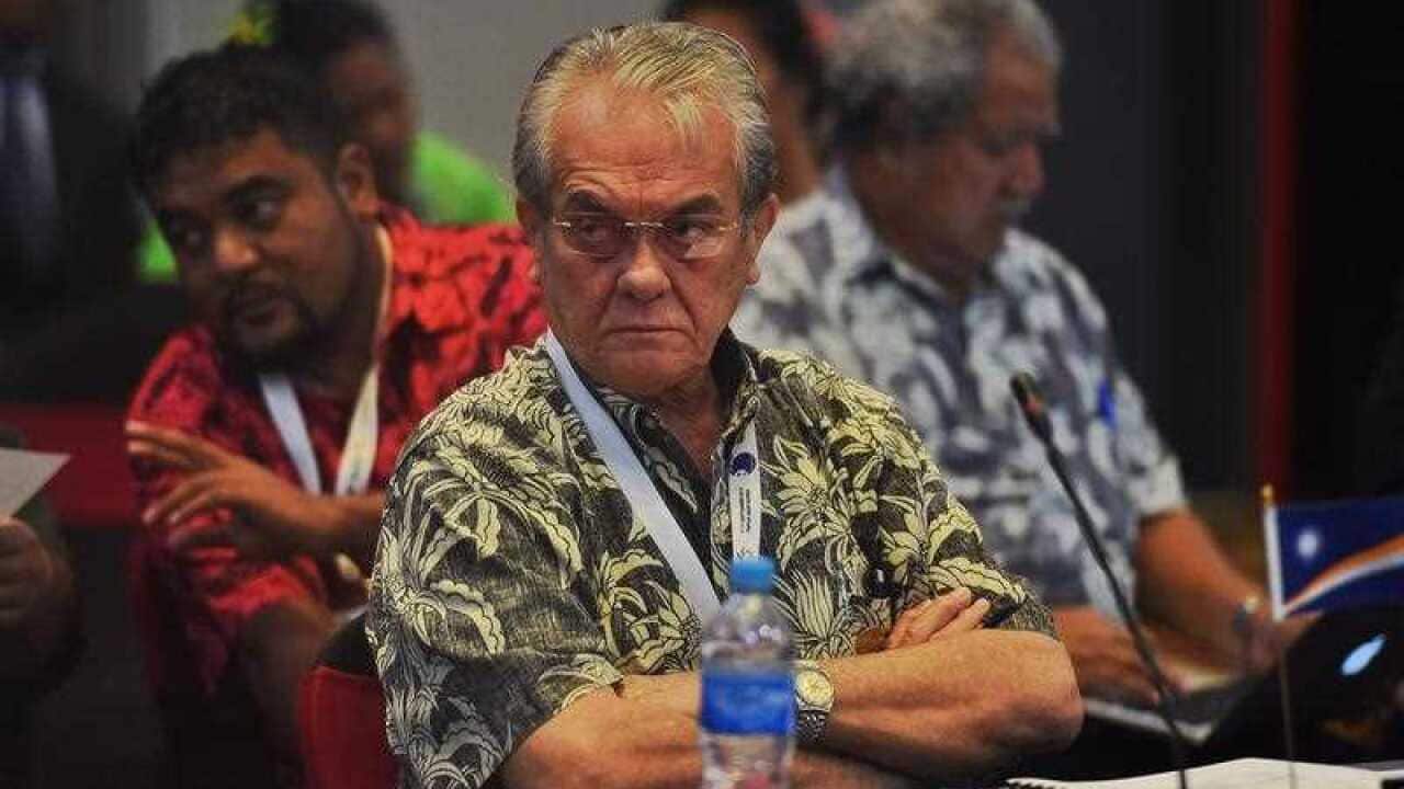 Marshall Islands government minister Tony deBrum