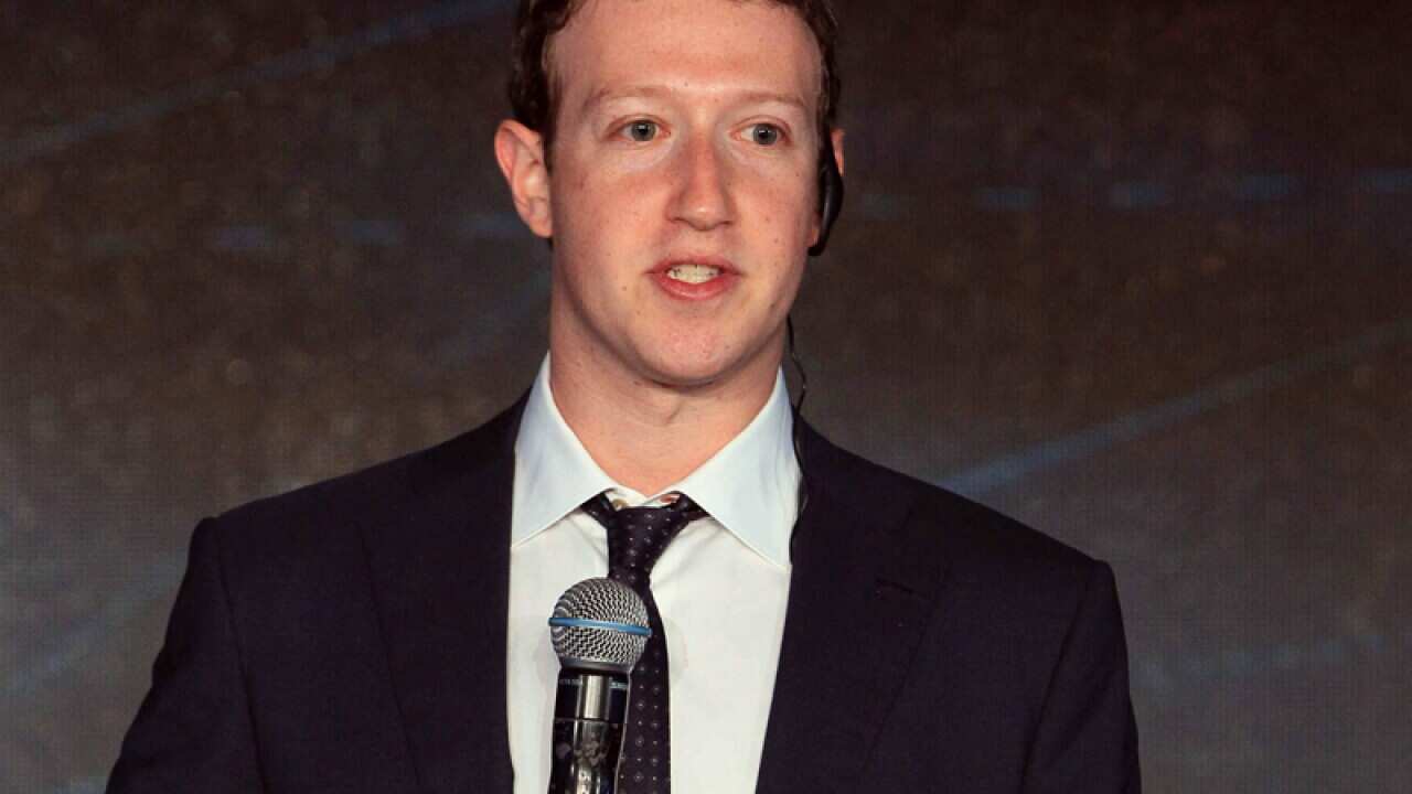 Facebook founder Mark Zuckerberg