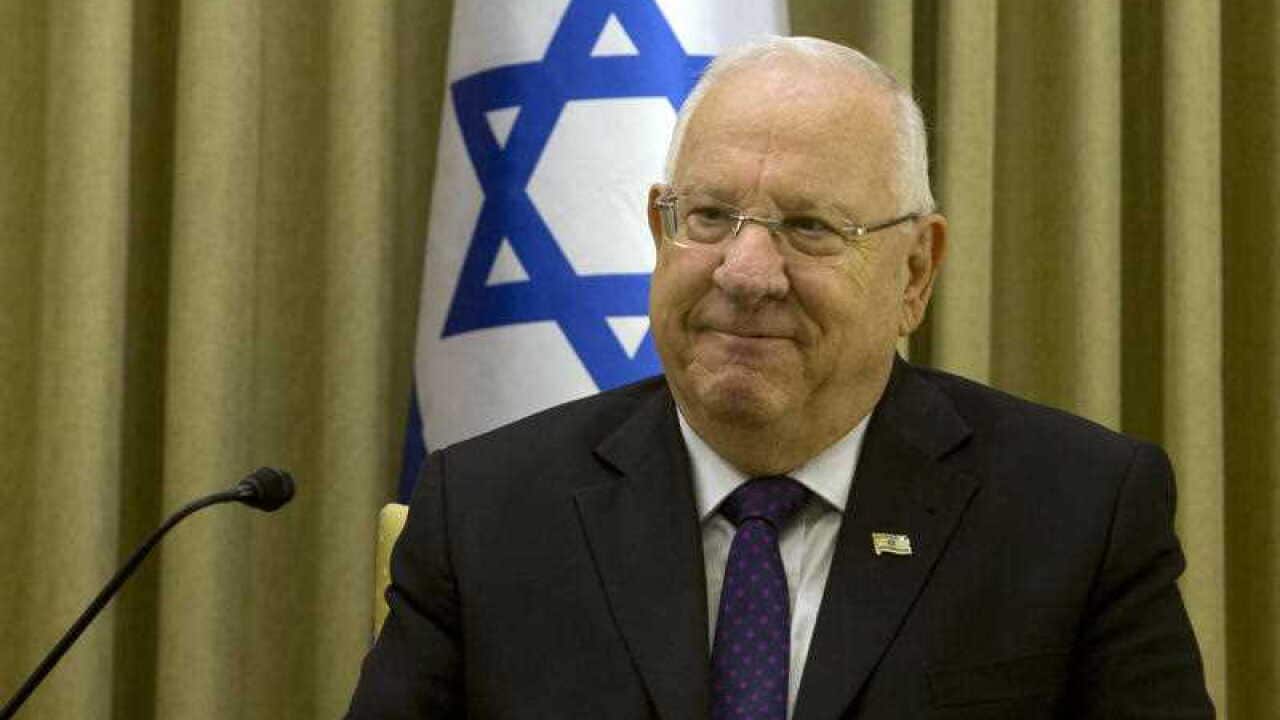 File photo of Israel's President Reuven Rivlin.