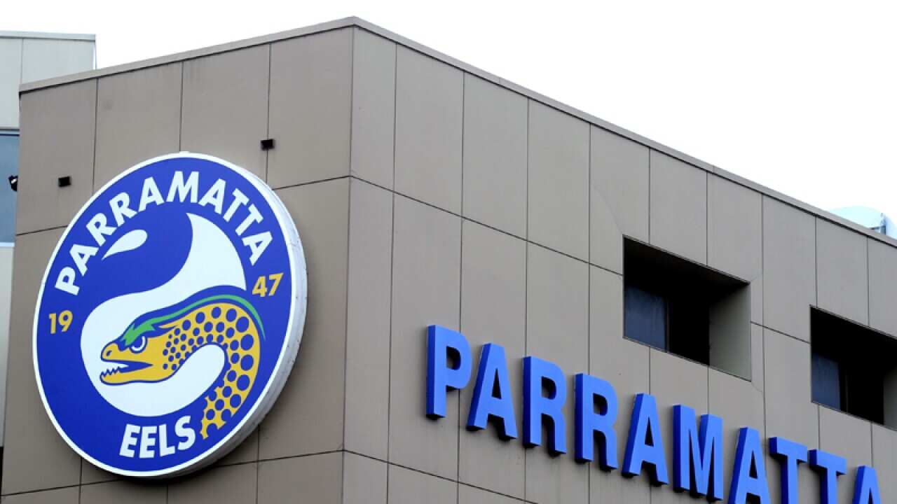 Parramatta Eels Rugby club signage