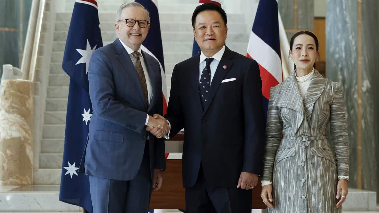 Visita del primo ministro tailandese Anutin in Australia.