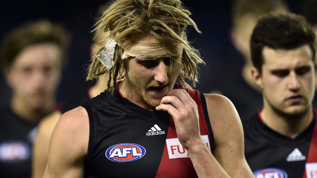 Banned Essendon player Dyson Heppell