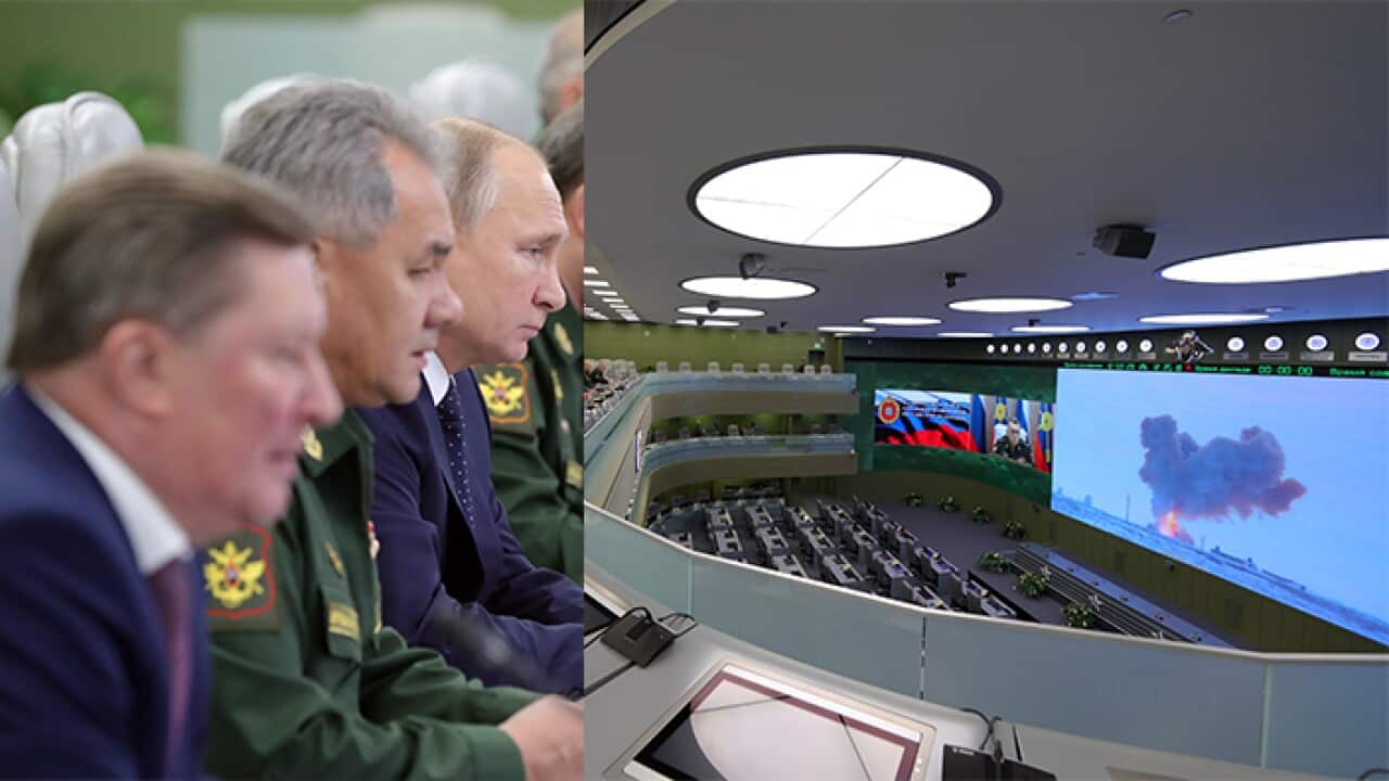 Russian hypersonic missile test