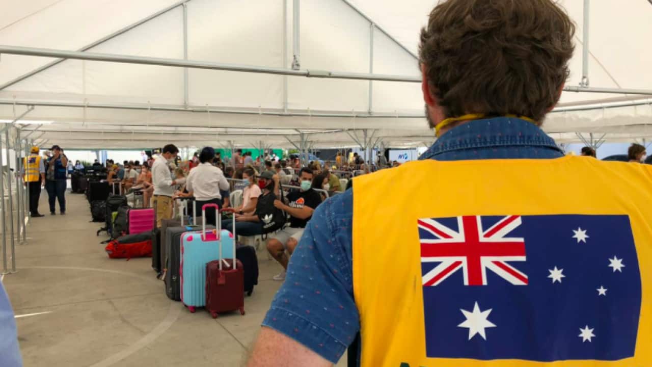 Australians leave Peru.