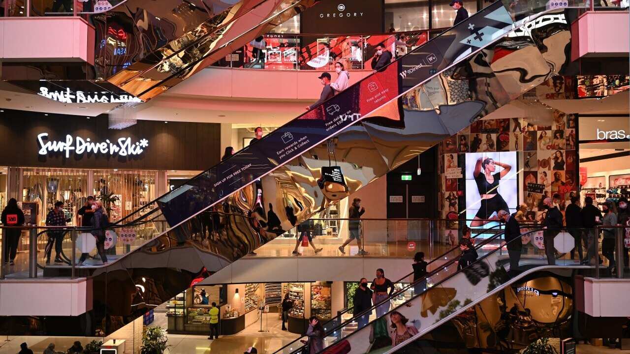 Shoppers flock to Westfield Bondi Junction as Greater Sydney exits 108 days of lockdown