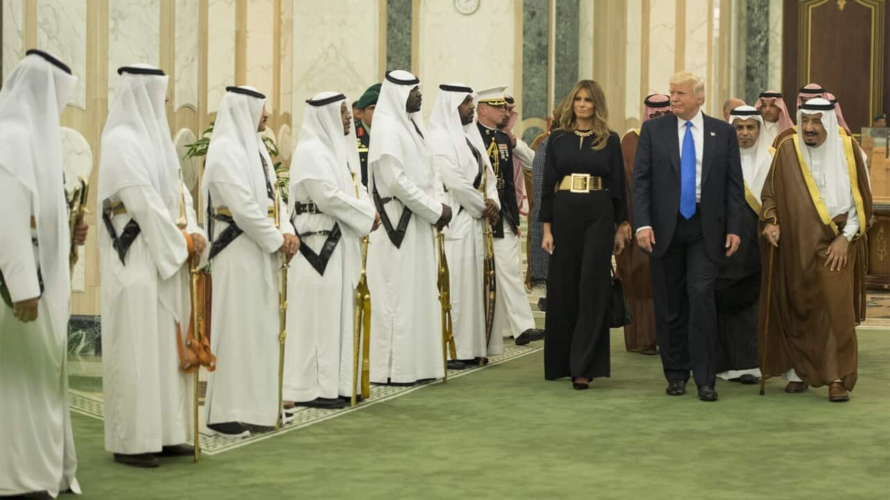 U.S. President Trump in Saudi Arabia for 1st visit abroad