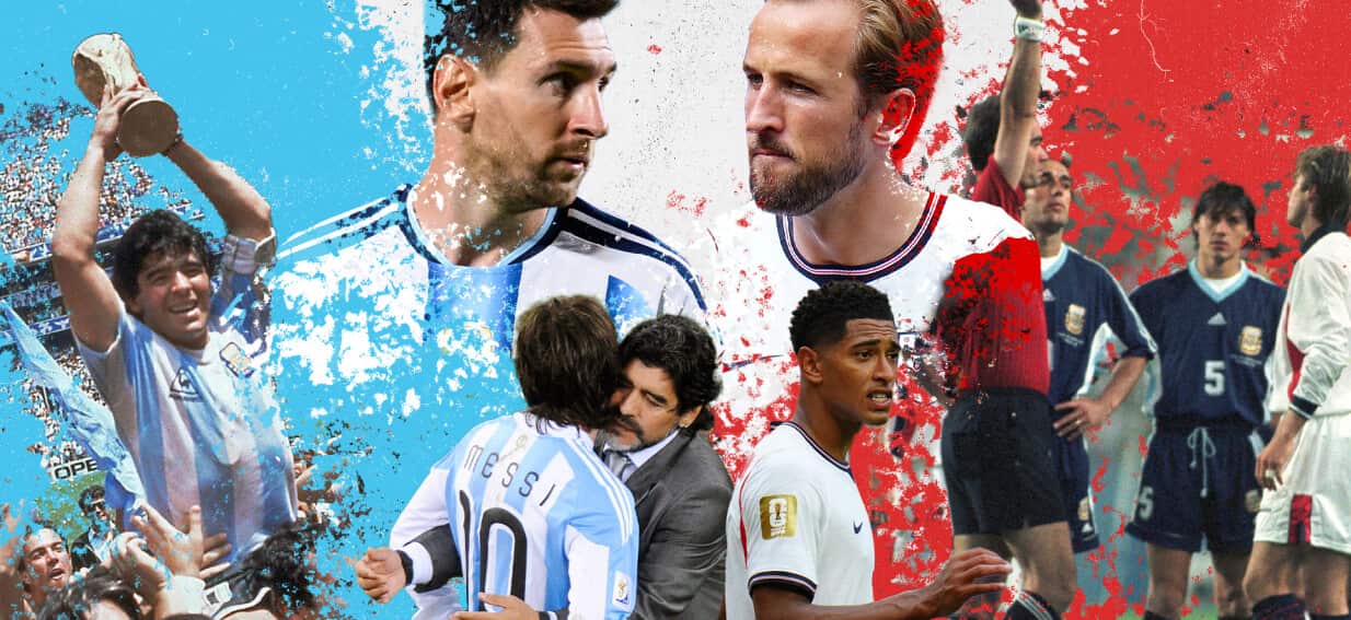 The war, the hand, the goal and the red card: Why England v Argentina is never just football