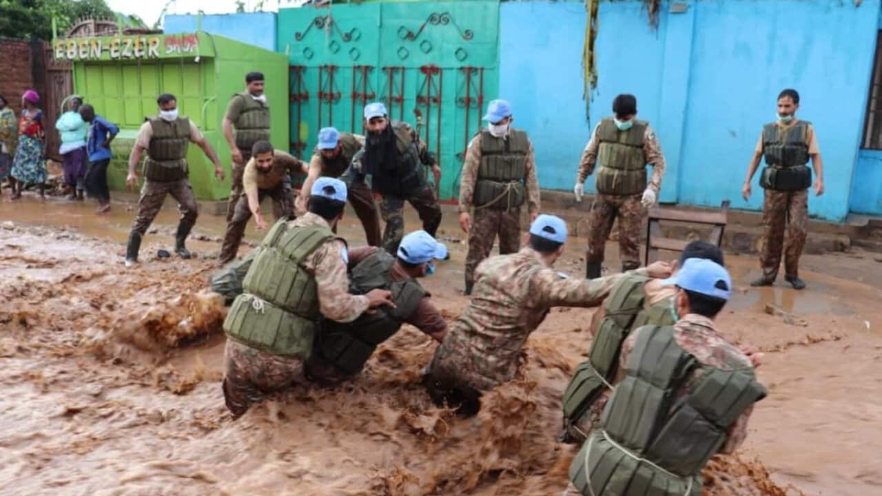 Walinda amani wa MONUSCO washiriki katika harakati zauokozi katika mafuriko mjini Uvira, DR Congo