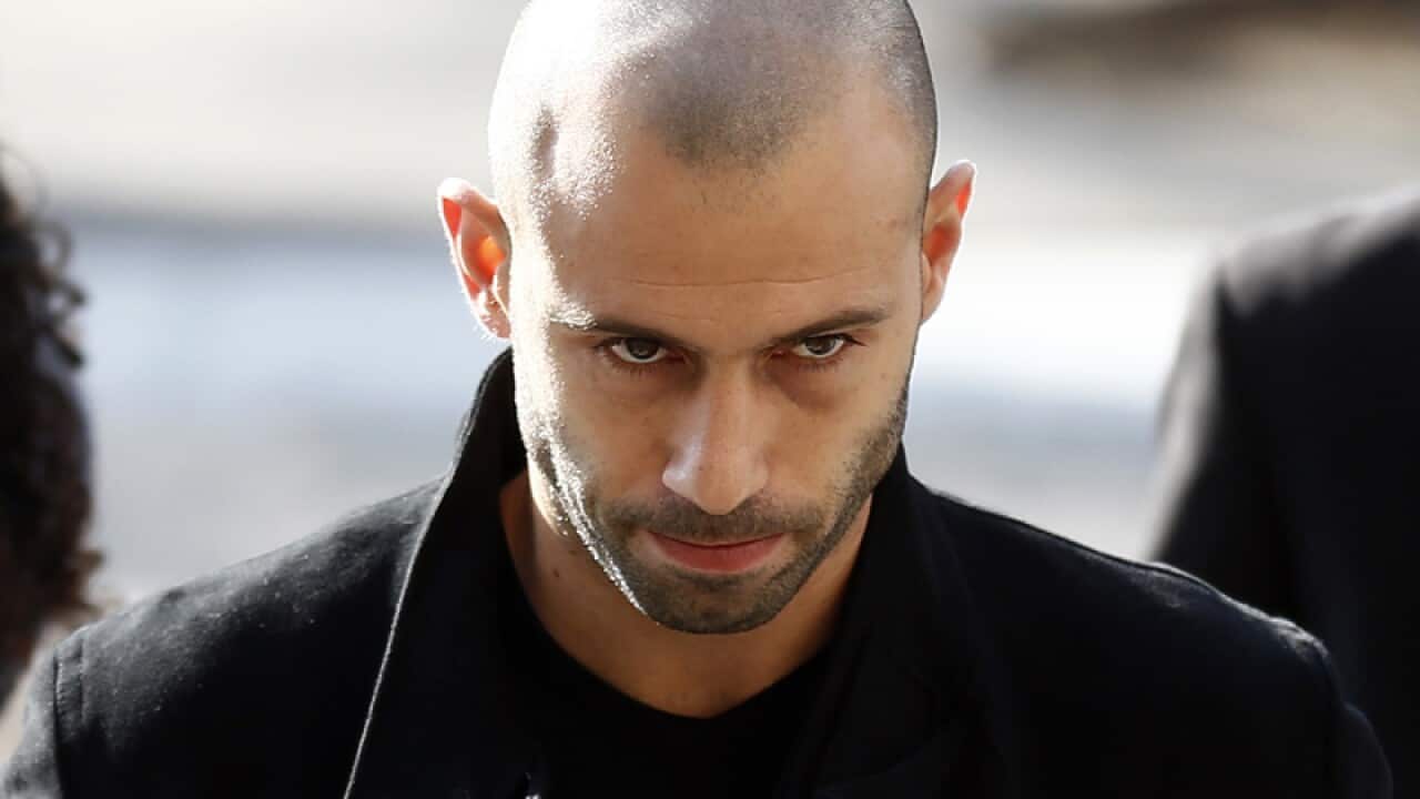 FC Barcelona midfielder Javier Mascherano