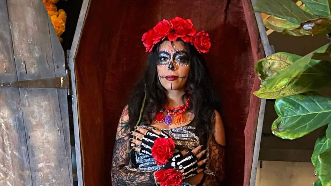 Dressing up for Halloween