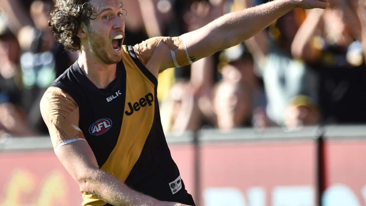 Richmond forward Ty Vickery