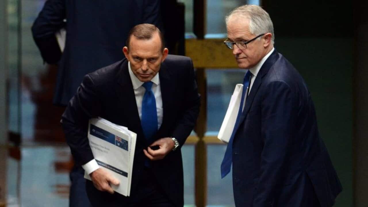 Tony Abbott and Malcolm Turnbull