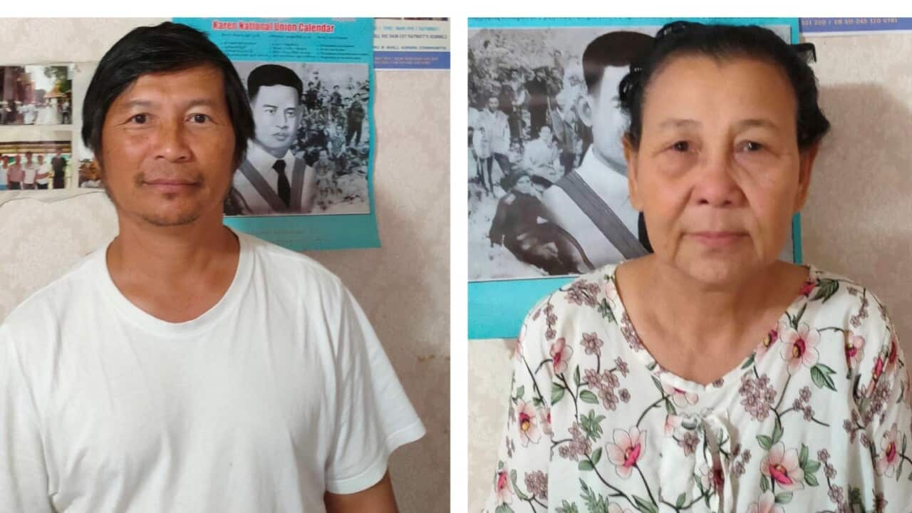 Nhill Karen Community leader, Kaw Doh Htoo and a Karen elder Pi Mu.jpg