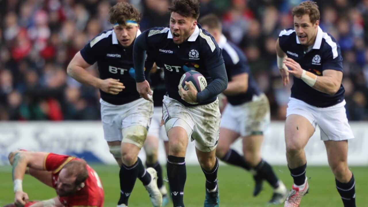 Scotland's Ali Price during the RBS 6 Nations match