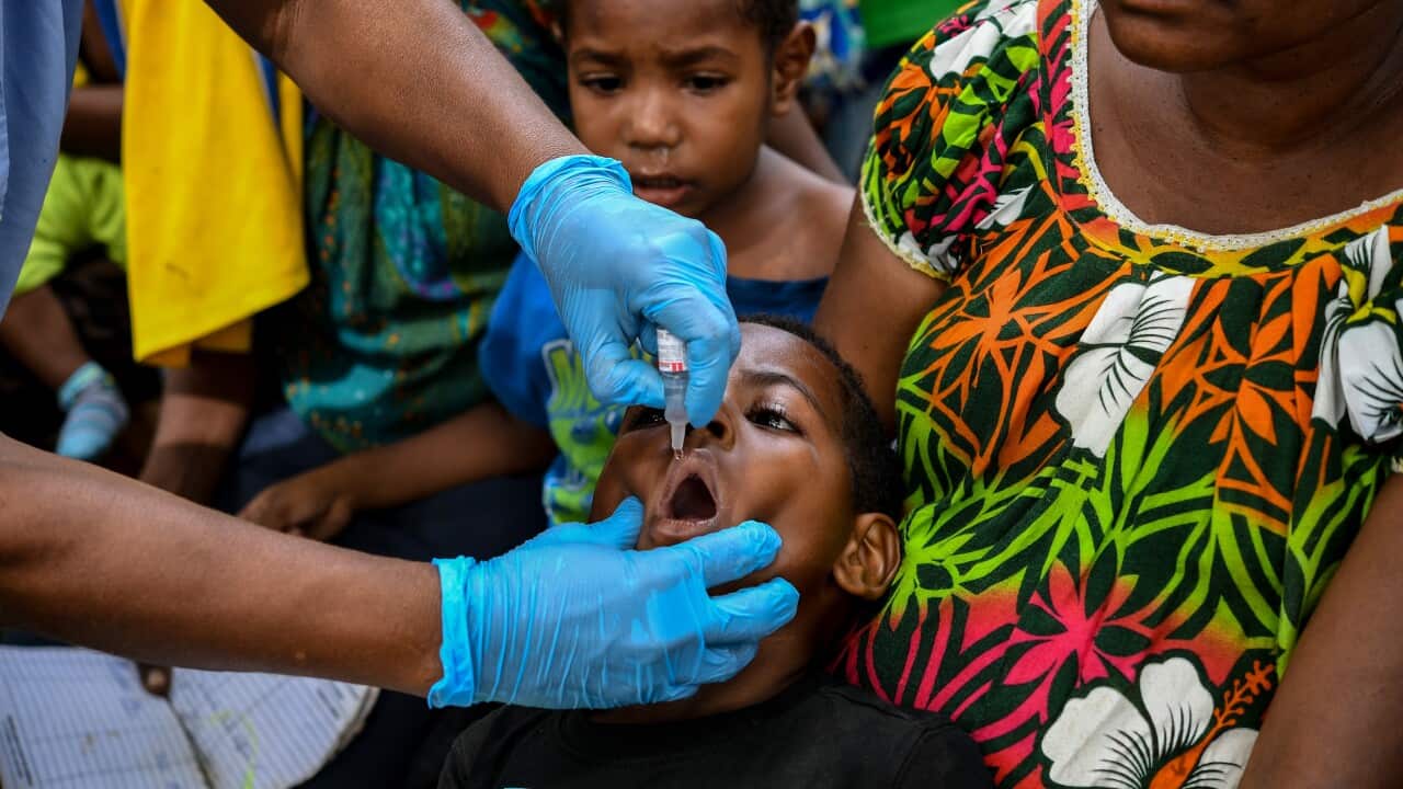 POLIO VACCINATIONS PAPUA NEW GUINEA