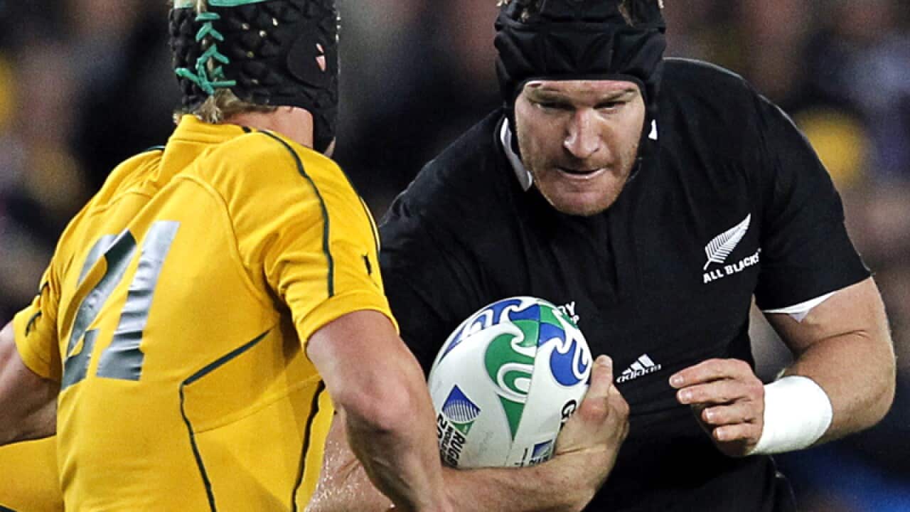 New Zealand All Blacks player Ali Williams