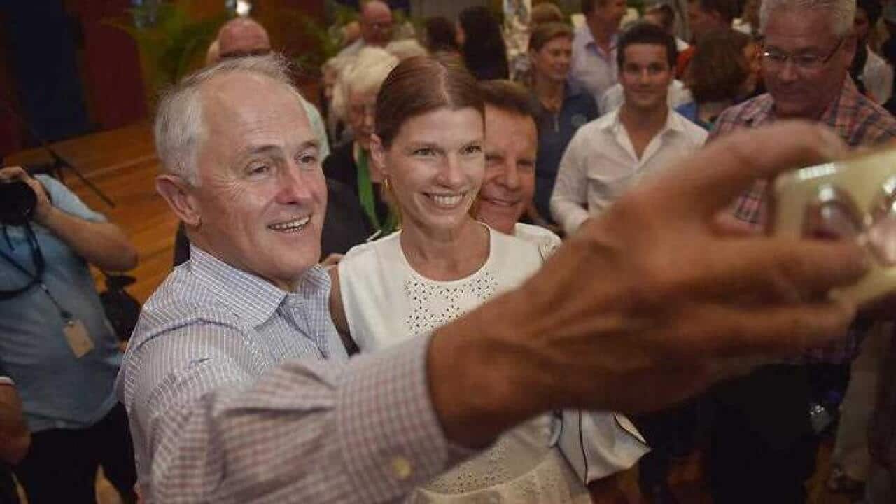 Prime Minister Malcolm Turnbull in Cairns on Sunday