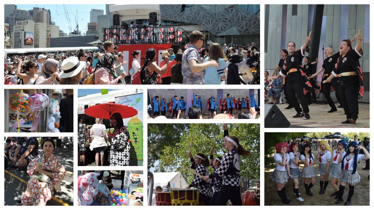 Japanese summer festival