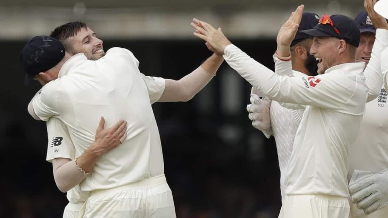 England's Mark Wood
