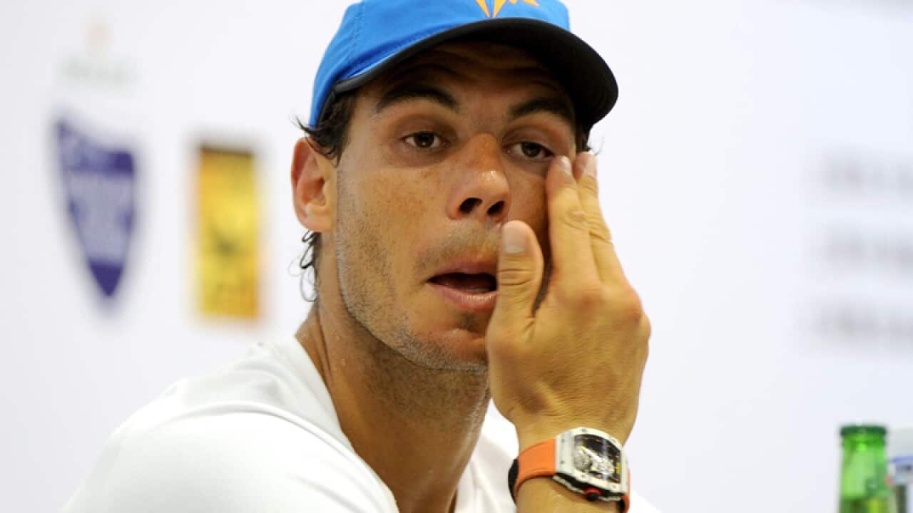 Spanish tennis player Rafael Nadal