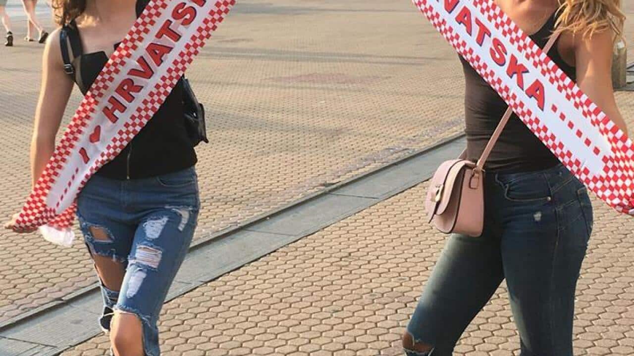 Croatian Supporters in capital city Zagreb