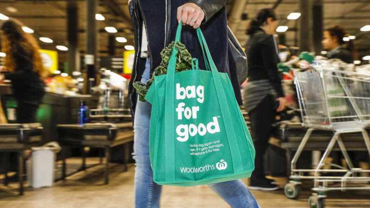 Reusable bag used at a Sydney supermarket
