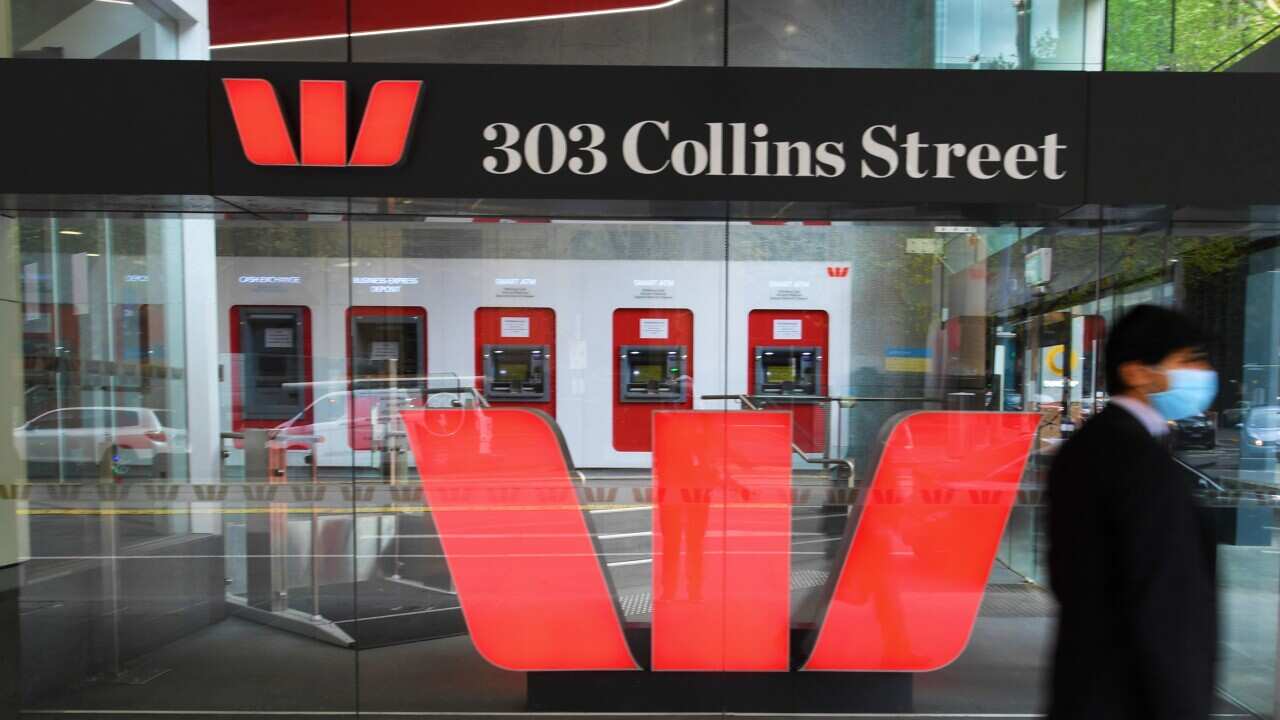 Westpac bank branch in Melbourne CBD