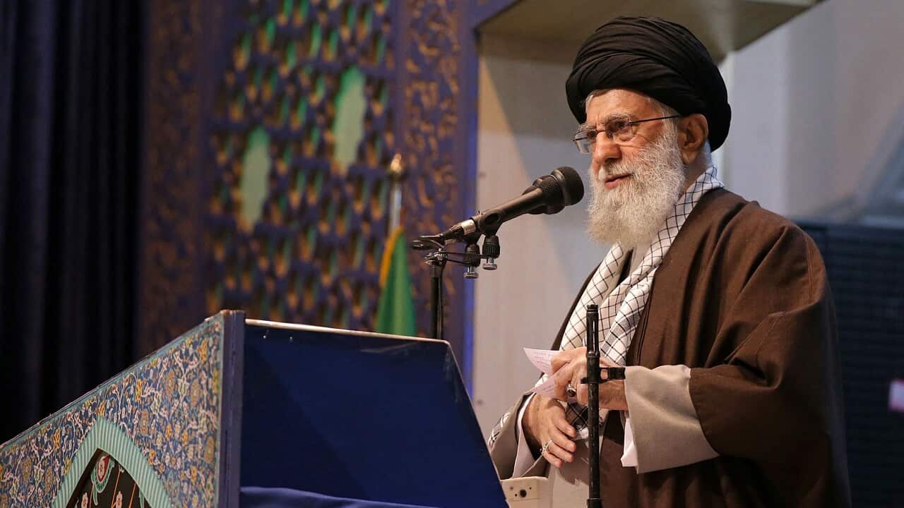 Iran's Supreme Leader Ayatollah Ali Khamenei on Friday.