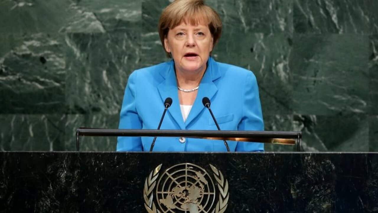 German Chancellor Angela Merkel.