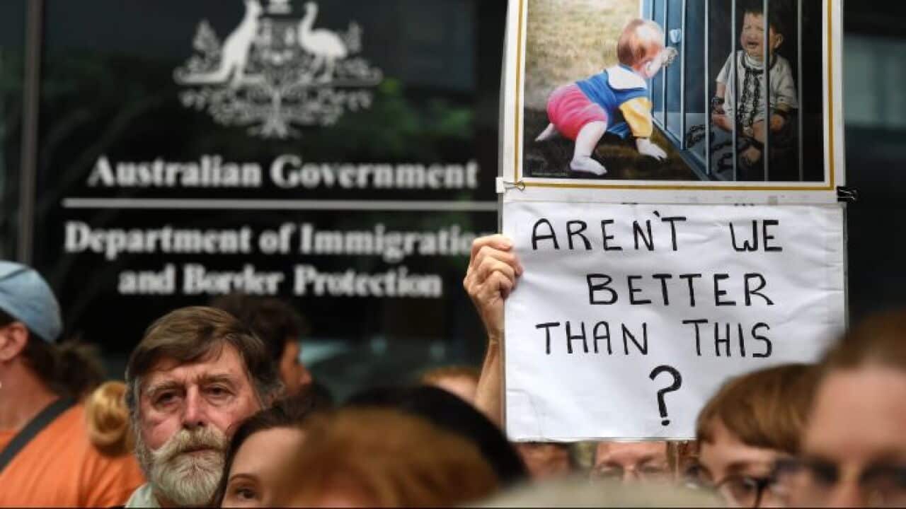 Asylum protest