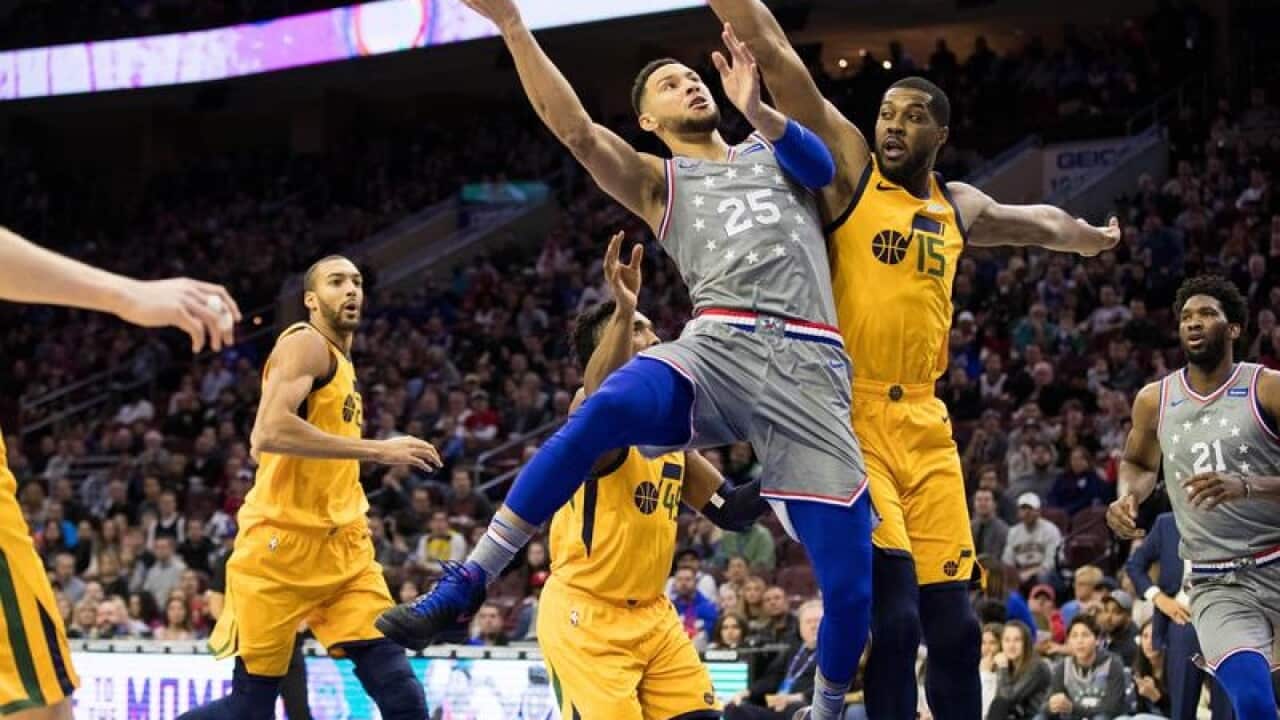 Ben Simmons (left).