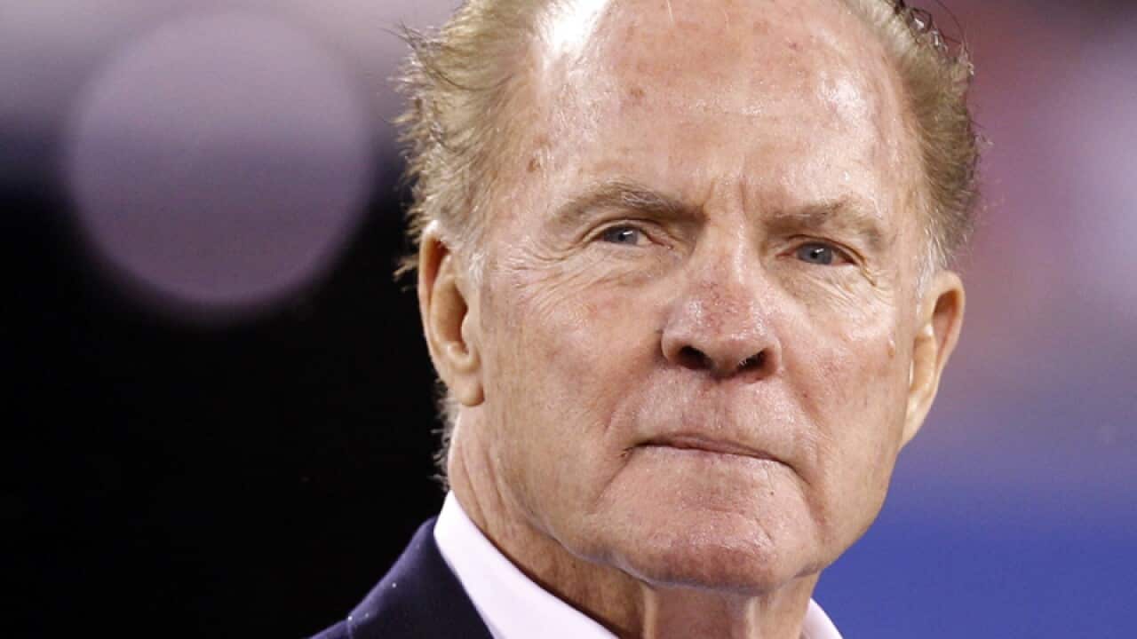 Former New York Giants player Frank Gifford.