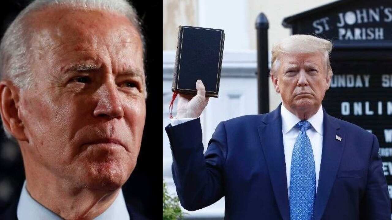 Joe Biden and Donald Trump