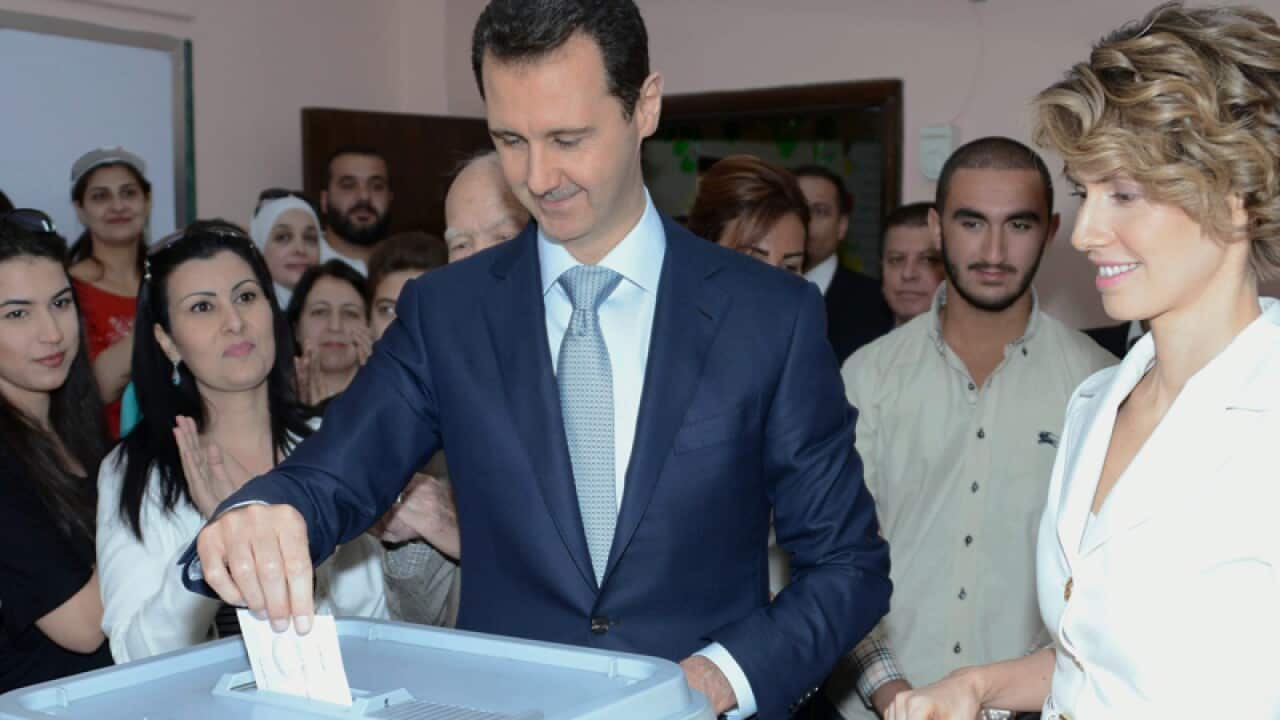 Syrian president Bashar al-Assad