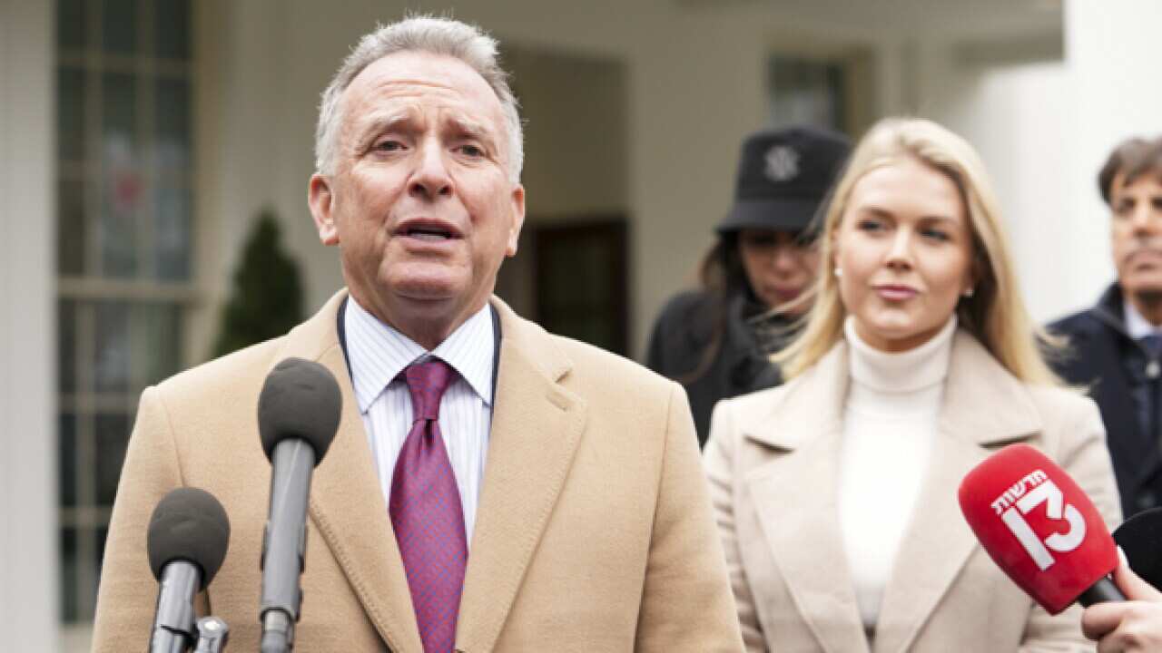 Steve Witkoff speaks at the White House